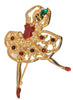 Eisenberg Ballerina Restrike Vintage Figural Costume Brooch