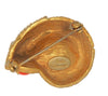 Carnegie Seashell Nautilus Gold Tone Vintage Figural Pin Brooch