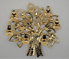 Kirks Folly Massive Christmas Partridge Pear Tree Vintage Figural Pin Brooch