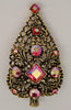 Doddz Dodds Christmas DIY Tree Brooch - Pink Aurora Kit 1960s Brooch - Mink Road Vintage Jewelry