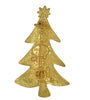 LIA Emerald Enamel Icy Rhinestones Christmas Tree Figural Brooch