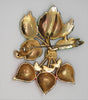 Fred Grey Radish Bunch USA Vintage Figural Pin Brooch