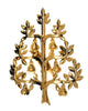 Cadoro Partridge Pear Tree Christmas Holiday Vintage Figural Pin Brooch