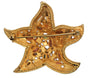 ART Starfish Sealife Pastel Moonstone Vintage Costume Figural Pin Brooch - 1950s