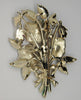 Coro Violet Pansies Bouquet Floral Vintage Figural Pin Brooch