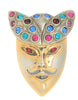Erwin Pearl "The Montebank" Mask Vintage Figural Pin Brooch