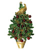 Original by Robert Christmas Partridge Pear Tree Dangler Figural Pin Brooch