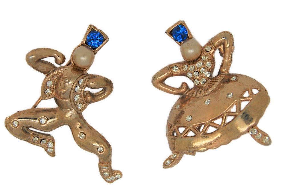 Trifari Sasha Tasha Reproduction Russian Dancer Vintage Pin