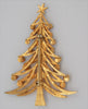 Brooks Candle Holiday Christmas Figural Vintage Tree Brooch