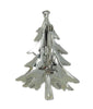 Holiday Blues Christmas Tree Vintage Figural Pin Brooch