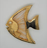 Brooks Angelfish Wire Work Vintage Costume Figural Pin Brooch