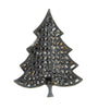 Hedy H in a Heart Japanned Rhinestone Christmas Tree Vintage Figural Brooch