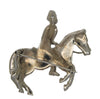 Ora Horse Shriner Rider Rhinestones Vintage Figural Pin Brooch