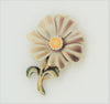 HAR Daisy Floral Flower Vintage Costume Figural Pin Brooch