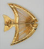Brooks Angelfish Wire Work Vintage Costume Figural Pin Brooch