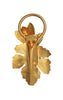 Monet Bee Fly Leaf Fur Clip Vintage Figural Pin Brooch 1930s