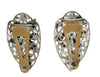 Art Deco Dress Clips Amethyst Stones Floral Vintage Figural Pin Brooch Set