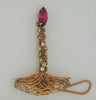 Eisenberg Wire Work Christmas Candle Vintage Figural Costume Brooch