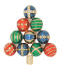 Christmas Luxury Gold Plate Stacked Ornament Tree Vintage Figural Brooch