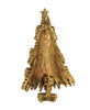ART Twelfth Night Candle Christmas Tree Vintage Figural Pin Brooch