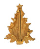 Merksamer Gold Tone Rhinestone Christmas Tree Figural Vintage Pin Brooch