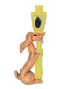Lind-Gal Doxie Dog Lamp Post Enamel Vintage Figural Pin Brooch