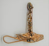 Eisenberg Wire Work Christmas Candle Vintage Figural Costume Brooch