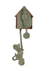 JJ Jonette Dangling Hickory Dickery Dock Nursery Vintage Figural Pin Brooch