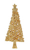 Christmas Holiday Pave Stars Ornaments Tree Vintage Figural Costume Brooch