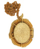 Fuller Brush Apple & Snake Solid Perfume Locket Pendant with Chain