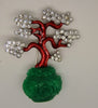 KJL Kenneth J Lane Forbidden City Bonzai Brooch - Mink Road Vintage Jewelry