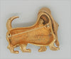 Boucher Basset Hound Dog Vintage Figural Costume Pin Brooch