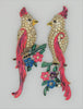 Coro Parrots Calopsitta Cockatoo Birds Duette Vintage Costume Pin Brooch
