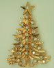 Tancer Christmas Tree Aurora Pearls Holidays Brooch