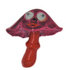 JJ Goggly-Eyes Enamel Mushroom Vintage Figural Costume Brooch