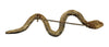Black & Diamond Rhinestone Snake Vintage Figural Costume Brooch