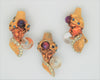 HAR Fortune Teller Genie Fantasy Vintage Costume Figural Brooch & Earrings Set