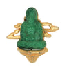 Sphinx Jade Cloud Buddha 9980 Vintage Figural Pin Brooch