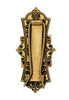 Antique Mourning Garnet Gold Plated Hair Slide Clip Pin Brooch