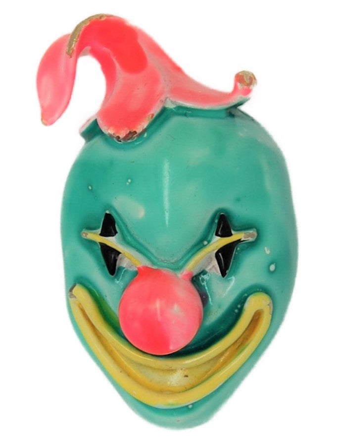 Lisner Enamel Clown Jester Vintage Figural Pin Brooch