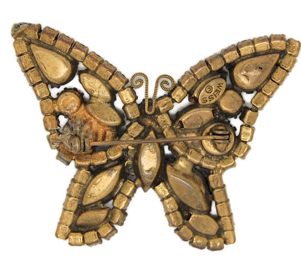 Butterfly Art-Deco Chanel Brooch