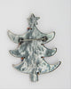 Seuss Christmas Tree Vintage Figural Bead Garland Brooch - 1980s