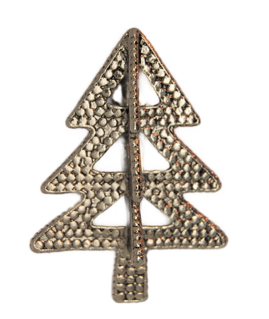 Neiman John Hardy Christmas Tree Figural Package Apparel Clip Brooch