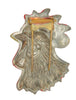 Rooster Pot Metal Enamel Fur Clip Vintage Figural Pin Brooch