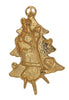 Berebi Santa Peace Christmas Tree Vintage Holiday Figural Brooch