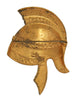 Trojan Roman Warrior Helmet Vintage Figural Pin Brooch