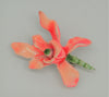 HAR Baby Pink Orchid Floral Flower Vintage Figural Pin Brooch