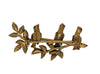 Jeanne Bird Trio on a Branch Vintage Figural Pin Brooch