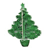 Lisner Green Branchy Tree Ornaments Vintage Figural Brooch