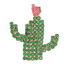 Bauer Blooming Cactus Vintage Costume Figural Pin Brooch